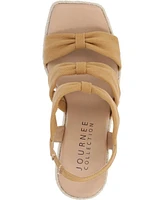 Journee Collection Women's Santorynn Platform Wedge Sandals