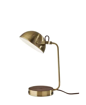 Adesso Brooks Desk Lamp - Antique