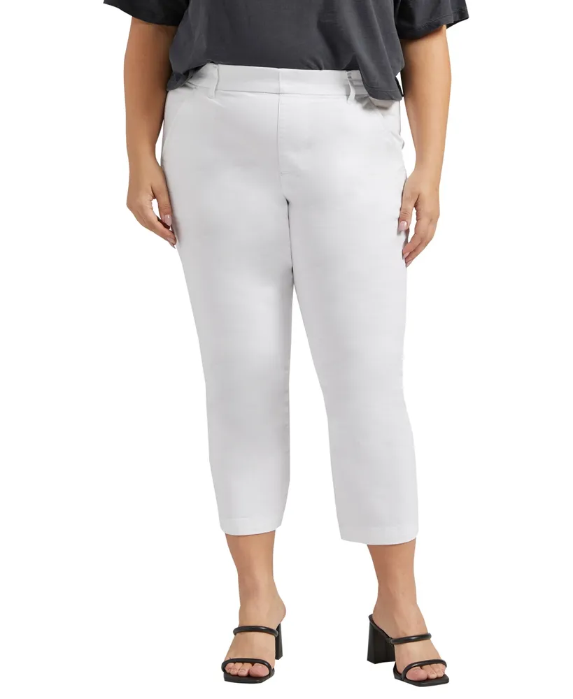 Jag Plus Size Maddie Mid Rise Capri Pants