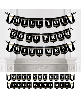 Promposal Prom Proposal Bunting Banner Party Decor Will You Go To Prom With Me?