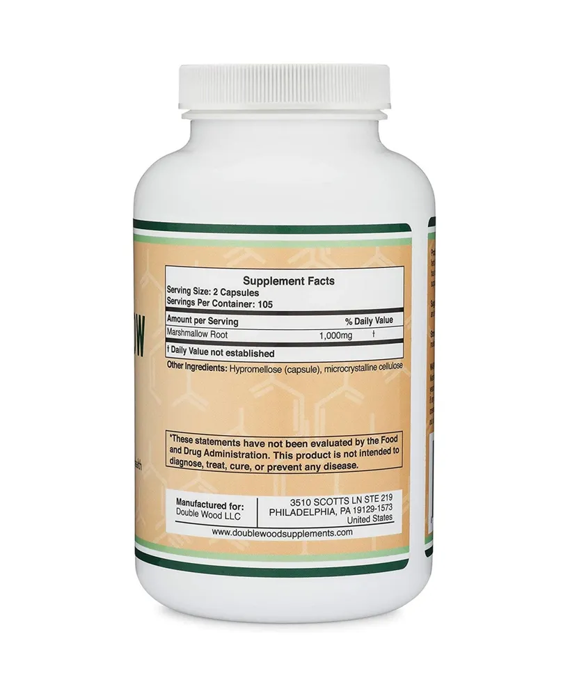 Double Wood Supplements Marshmallow Root