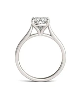 Charles & Colvard Moissanite Cushion Cut Solitaire Ring (2 ct. t.w. Diamond Equivalent) 14k White or Yellow Gold