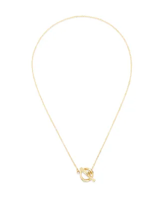 Soko 24K Gold-Plated Twist Lariat Necklace