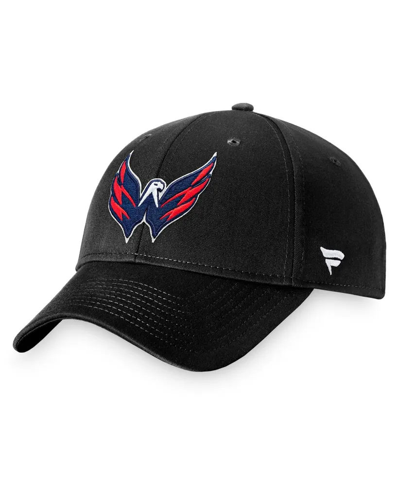 Men's Fanatics Black Washington Capitals Core Adjustable Hat