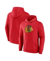 Men's Fanatics Red Chicago Blackhawks Primary Logo Pullover Hoodie