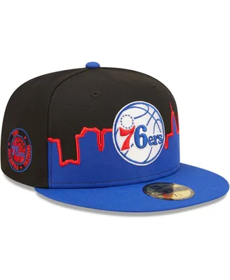 Men's New Era Royal, Black Philadelphia 76ers 2022 Tip-Off 59FIFTY Fitted Hat