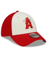 Men's New Era Red Los Angeles Angels City Connect 39THIRTY Flex Hat