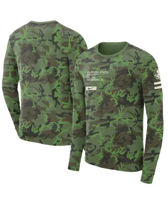Men's Nike Camo Florida State Seminoles Military-Inspired Long Sleeve T-shirt