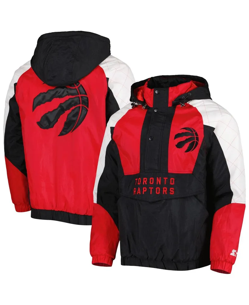 Men's Starter Red/Black/Green Toronto Raptors Black History Month NBA 75th Anniversary Full-Zip Jacket
