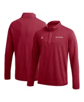 Men's Jordan Crimson Oklahoma Sooners Team Half-Zip Top