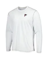 Men's Tommy Bahama White Atlanta Falcons Laces Out Billboard Long Sleeve T-shirt