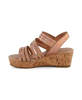 Dkny Big Girls Open Toe Wedge Sandals