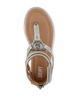 Dkny Little Girls Gladiator Thong Sandals