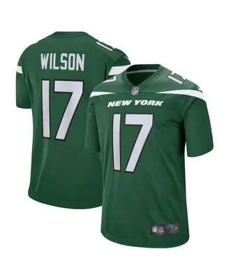 Men's Nike Garrett Wilson Green New York Jets Player Game Jersey