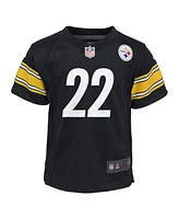 Toddler Boys and Girls Nike Najee Harris Black Pittsburgh Steelers Game Jersey