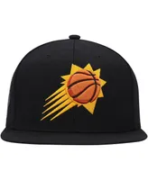 Men's Mitchell & Ness Black Phoenix Suns Side Core 2.0 Snapback Hat