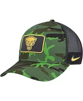 Men's Nike Camo, Black Pitt Panthers Classic99 Veterans Day Trucker Snapback Hat