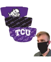 Men's and Women's Wincraft Tcu Horned Frogs Face Covering 3-Pack