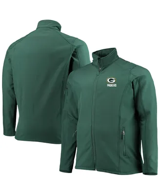 Men's Dunbrooke Green Green Bay Packers Big and Tall Sonoma Softshell Full-Zip Jacket