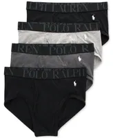 Polo Ralph Lauren Men's 4-Pack Classic Stretch Briefs