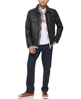 Levi's Men's Faux Leather Trucker Jacket