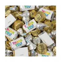 Just Candy 130 pcs Thank You Candy Party Favors Hershey's Chocolate Mix (1.65 lb) - By - Assorted Pre