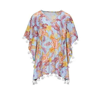 Toddler, Child Girls Boho Tropical Cover Up