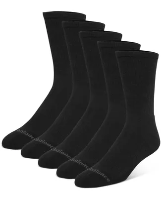 New Balance Men's 5-Pk. Athletic Crew Socks