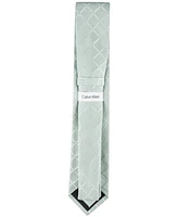 Calvin Klein Men's Herringbone Grid Tie