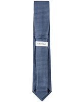 Calvin Klein Men's Indigo Houndstooth Tie