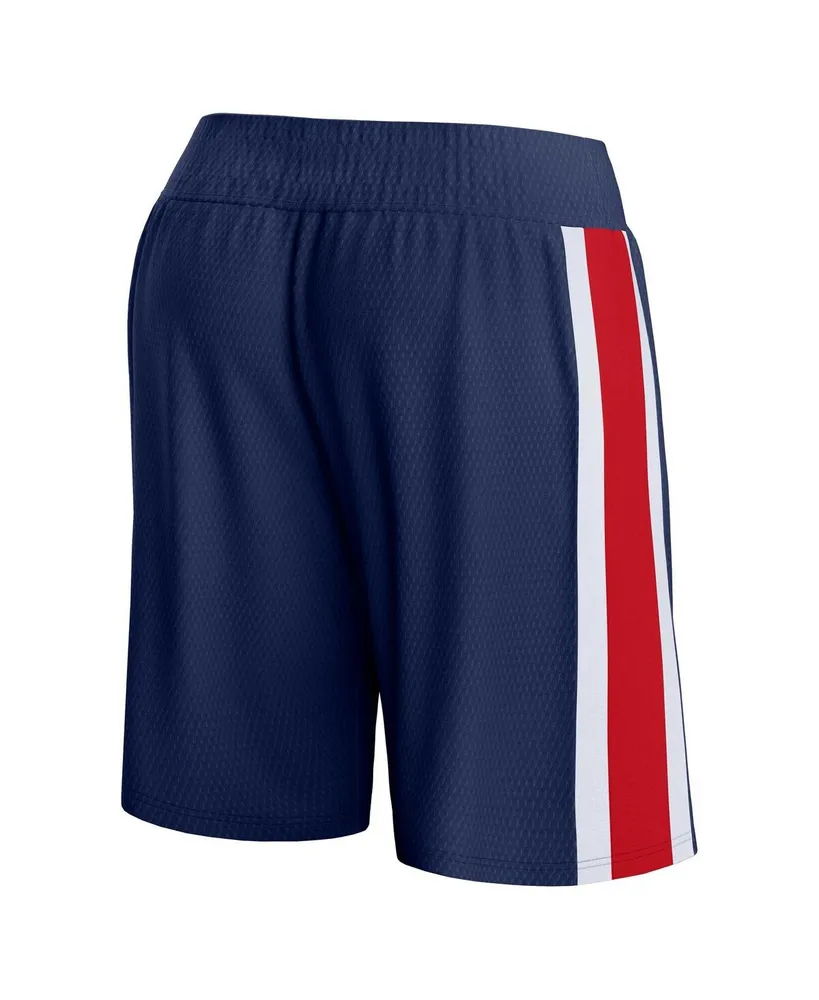 Men's Fanatics Navy Washington Wizards Referee Iconic Mesh Shorts