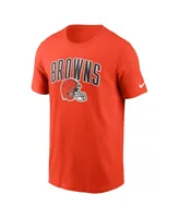 Men's Nike Orange Cleveland Browns Team Athletic T-shirt