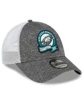 Men's New Era Heather Gray Philadelphia Eagles 2022 Nfc East Division Champions Locker Room 9FORTY Adjustable Hat