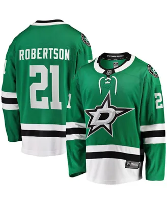 Men's Fanatics Jason Robertson Kelly Green Dallas Stars 2017/18 Home Breakaway Replica Jersey