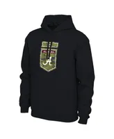 Men's Nike Black Alabama Crimson Tide Veterans Camo Pullover Hoodie