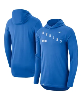 Men's Nike Blue Ucla Bruins Team Performance Long Sleeve Hoodie T-shirt