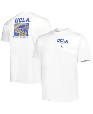 Men's Jordan White Ucla Bruins Basketball Movement Max90 T-shirt
