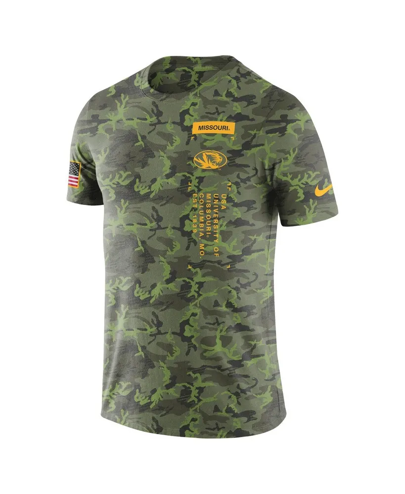 Men's Nike Camo Missouri Tigers Military-Inspired T-shirt