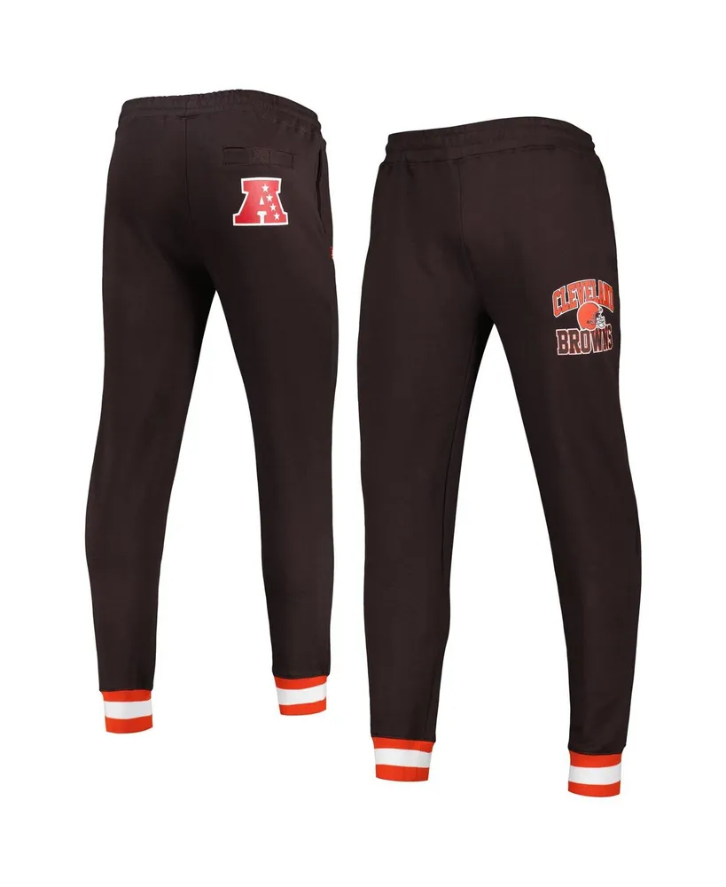 Men's Starter Brown Cleveland Browns Blitz Fleece Jogger Pants