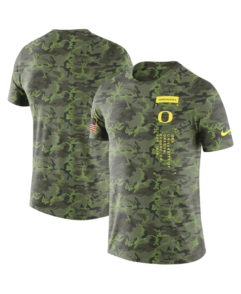 Men's Nike Camo Oregon Ducks Military-Inspired T-shirt