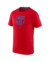 Men's Nike Red Barcelona Team Crest T-shirt