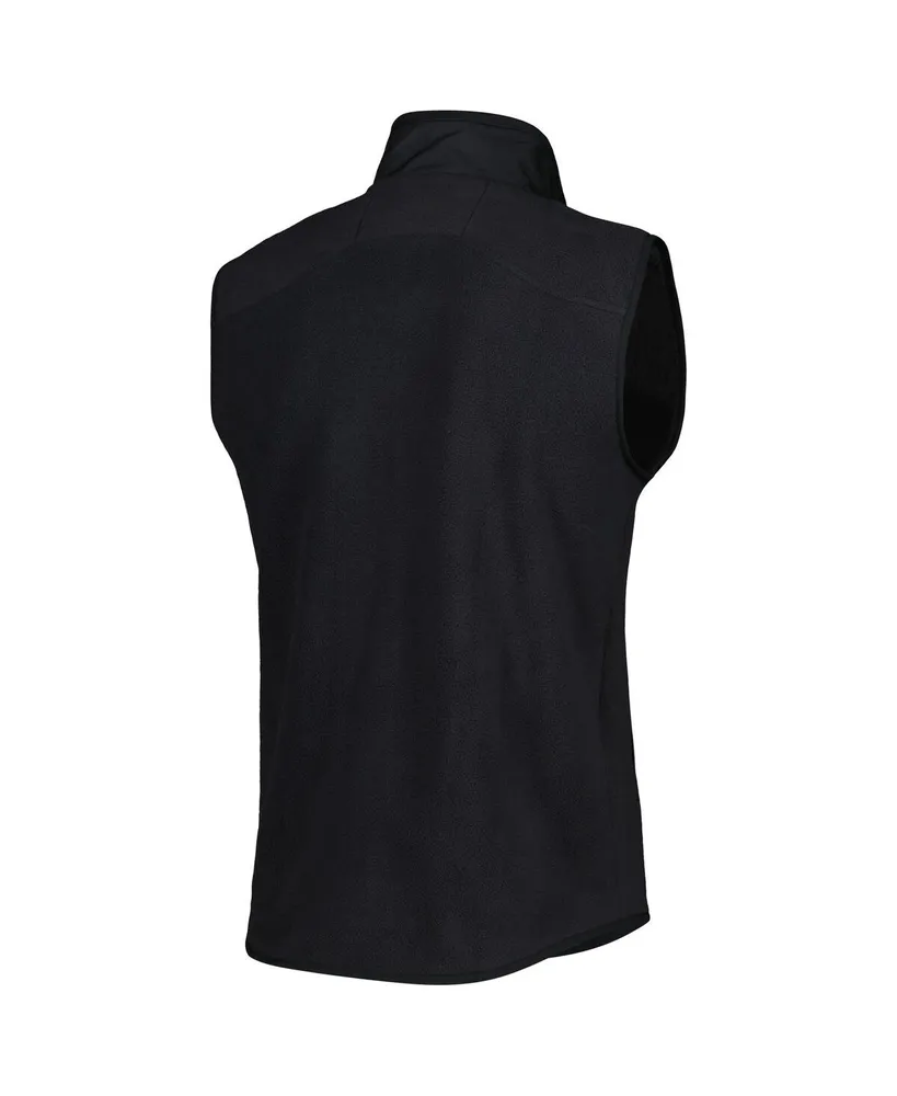 Men's adidas Black Nebraska Huskers Full-Zip Vest