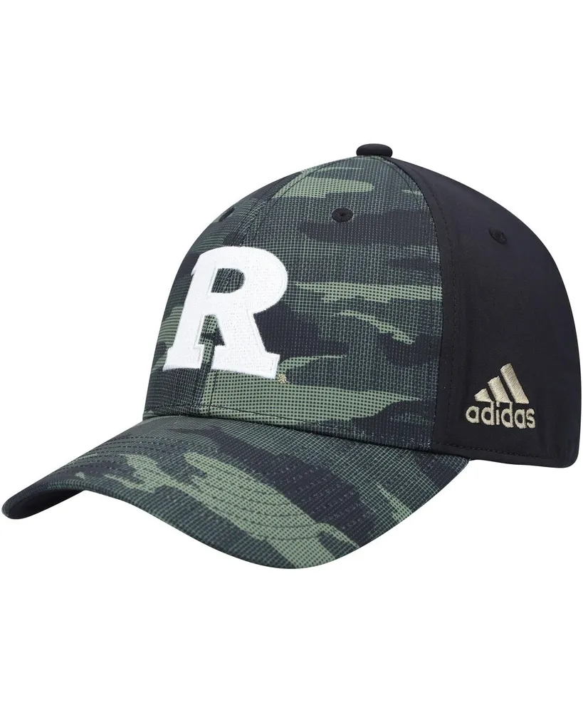 Men's adidas Camo Rutgers Scarlet Knights Military-Inspired Appreciation Flex Hat