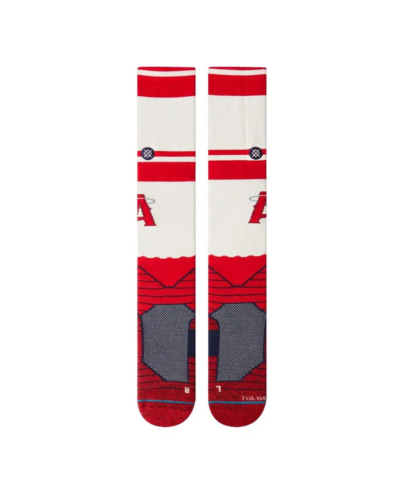 Men's Stance Red Los Angeles Angels City Connect Over the Calf Socks