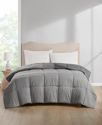 Home Design Lightweight Reversible Down Alternative Microfiber Comforter, King, Exclusively at Macy's