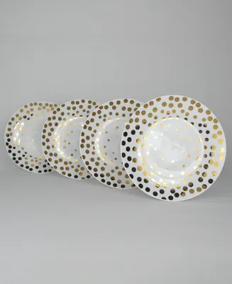 Euro Ceramica Echo Salad Plates, Set of 4