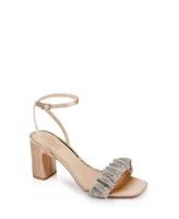 Jewel Badgley Mischka Women's Rita Block Heel Evening Sandals