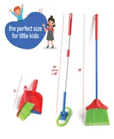 Play22 Kids Cleaning Set Includes Broom, Mop, Brush Dust Pan