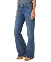 Lucky Brand Women's Low Rise Flap-Pocket Flared Jeans