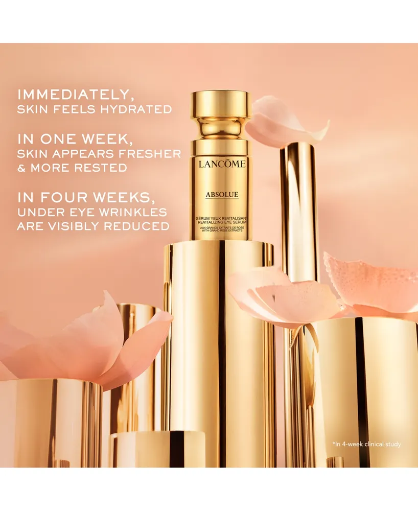 Lancome Absolue Revitalizing Eye Serum With Grand Rose Extracts, 0.5 oz.